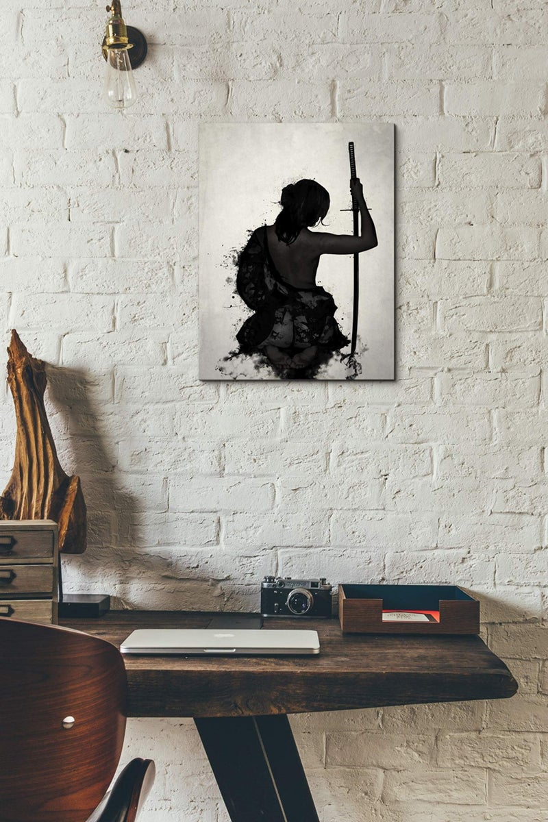 Cortesi Home 'Female Samurai-Onna Bugeisha' by Nicklas Gustafsson, Canvas Wall Art, 12"x16" - Image 2